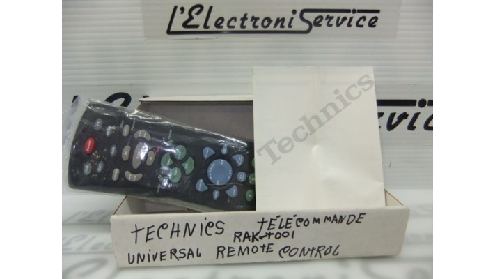 Technics RAK-T001  télécommande universelle .